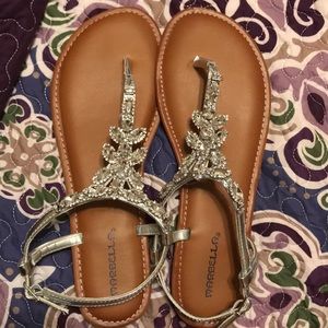 Marbella size 11 rhinestone sandals